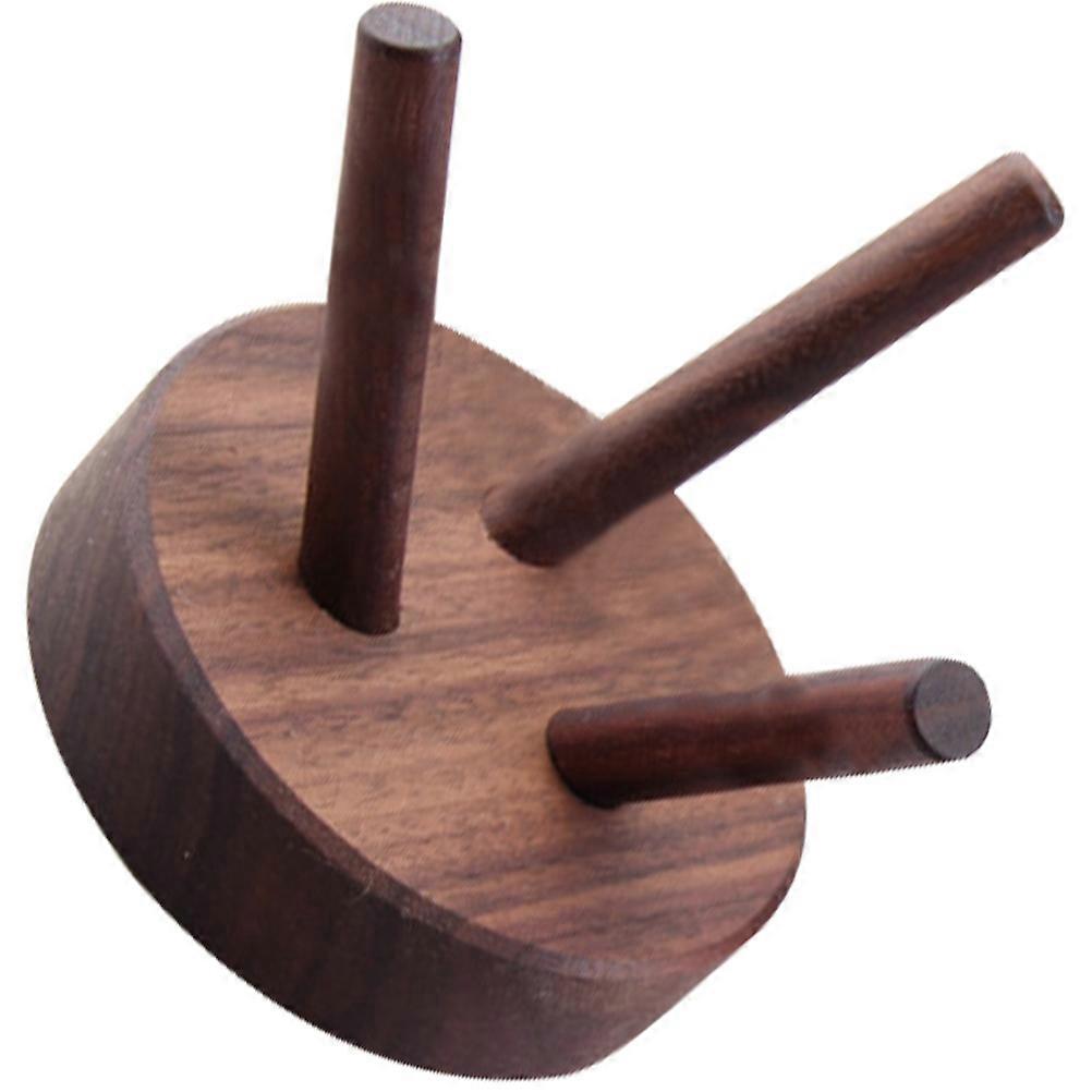Sphere Display Stand Wooden Crystal Holder for 4Pcs Decorative Balls