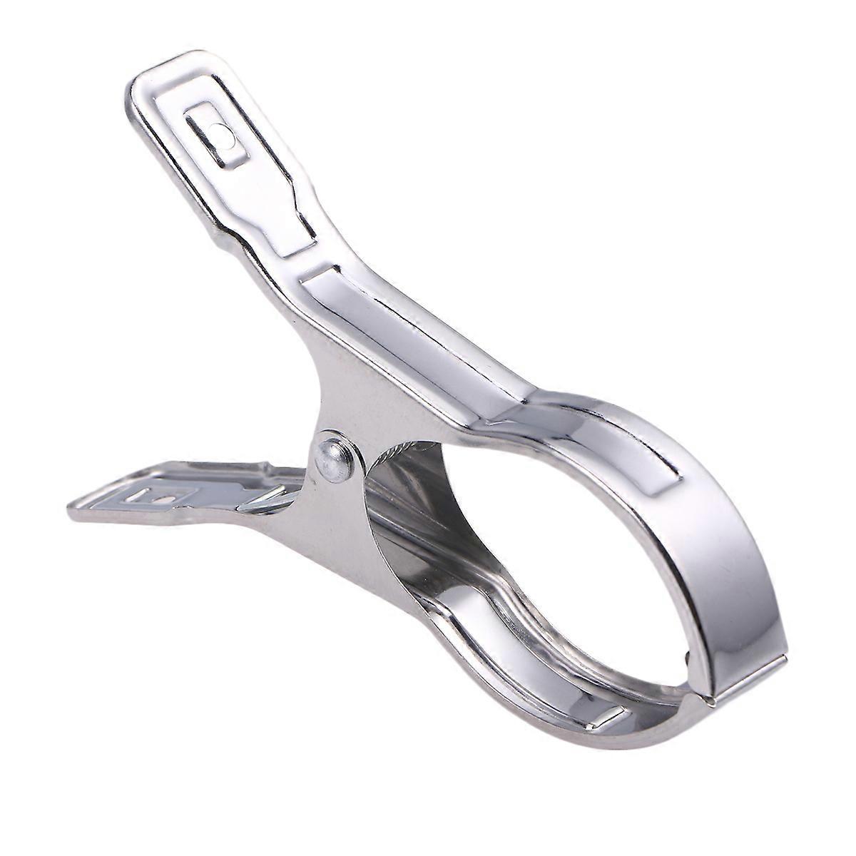 High Elastic Large Quilt Clips 10 Pcs Smooth Jaws Silver 14.8CM Windproof Drying Clothes Outdoor