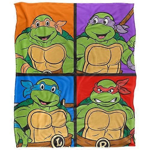 TMNT Silky Tiles Supersoft Blanket