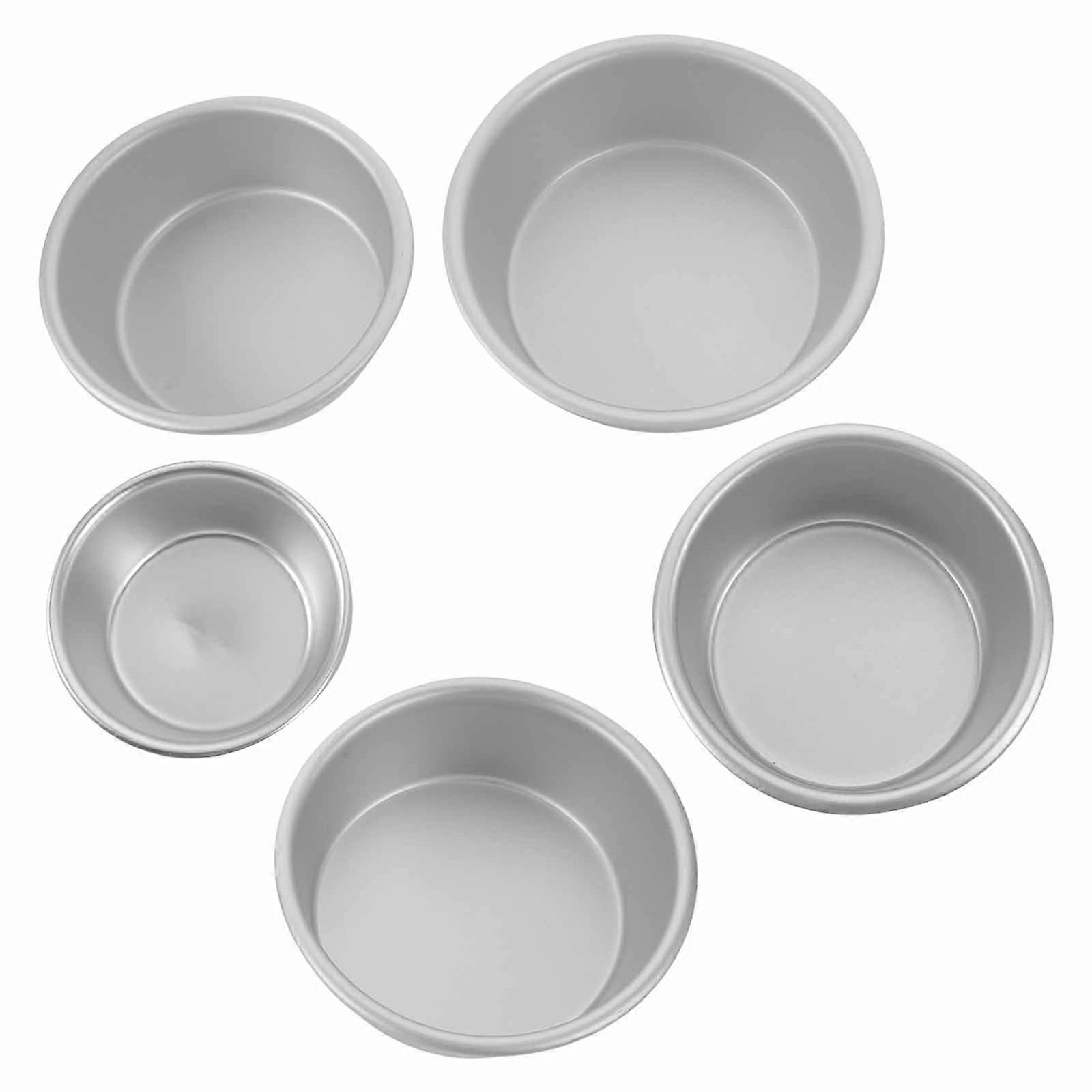 Baking Tool for Cake Aluminum Alloy Mold for 10Pcs Smooth Baking Cups