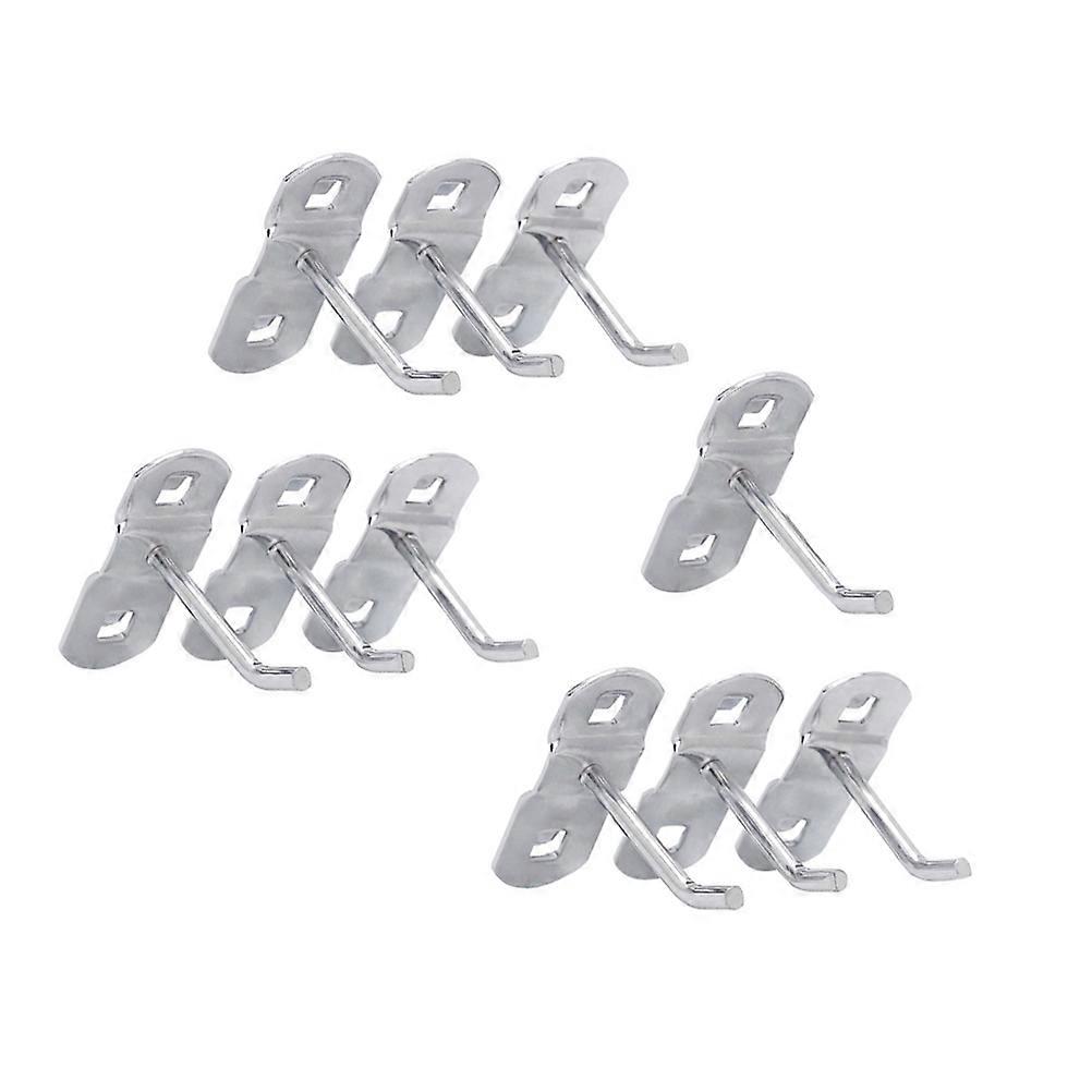 Hanger for Supermarket Tool Hanging Hook for Home Use 20Pcs Silver Hooks