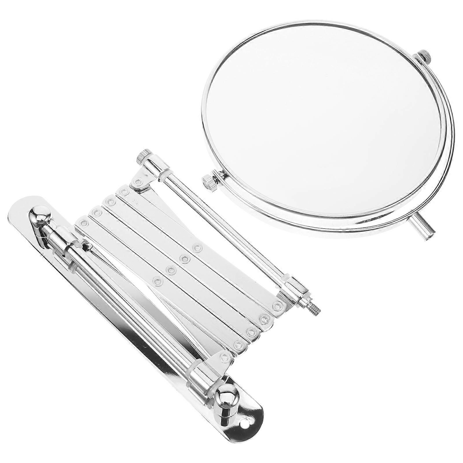 Makeup Mirror Wall Mounted Swivel Mirror with 3x Magnification 2Pcs