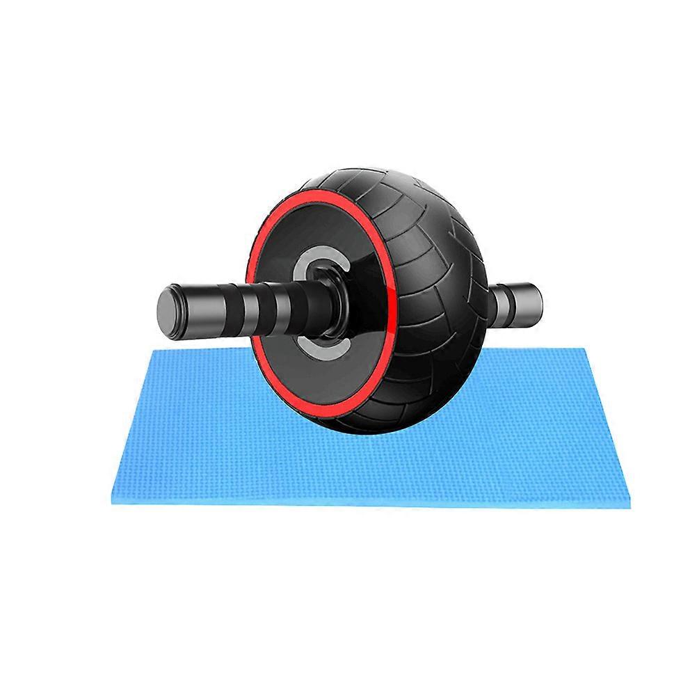 Abdominal Exercise Trainer for Fitness Use 2Pcs Ab Roller and Knee Mat