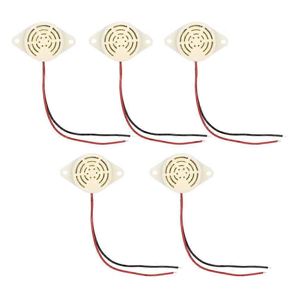 5pcs DC 3-24V 95dB Active Buzzer Alarm Continuous Beep for DIY Electronics SFM-27