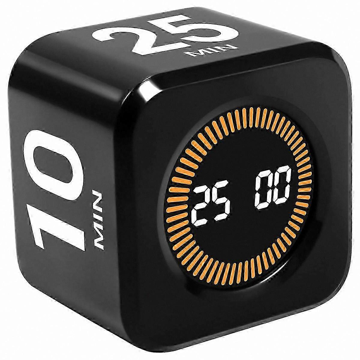 Pomodoro Timer Cube - 5, 25, 10, 50 Minute Presets for Focus & Productivity