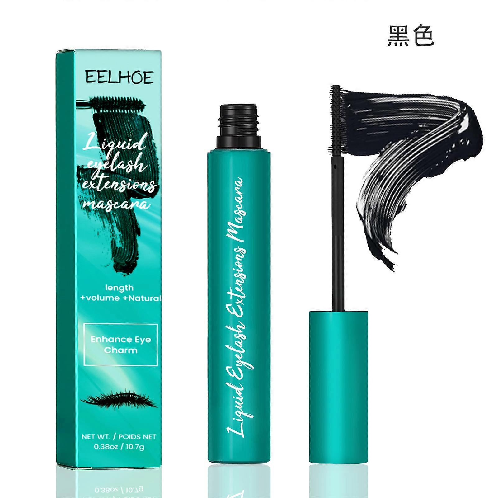 EELHOE Mascara Cream (Black), Slim And Thick Curling, Waterproof And Sweatproof Lengthening, No Caking And No Smudging