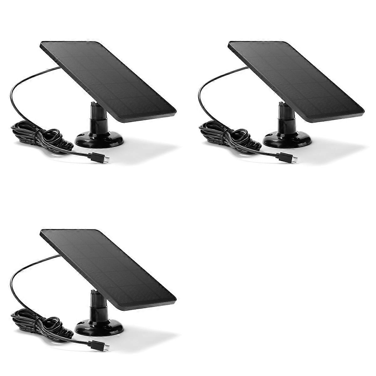 3X 4W 5V Solar Panel for Security Camera Outdoor USB Charging Solar Panel for CCTV Security Camera M