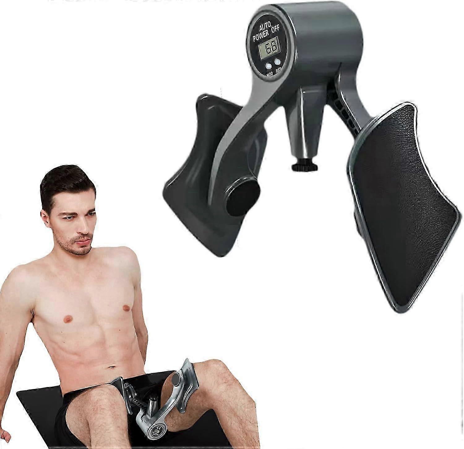 Kegel Exercises for Men, Pelvic Floor Muscle Exercise, 80 lbs Hip Trainer, Adjustable Resistance, TIME&Call Calculate Exerciser for Home Workout, In