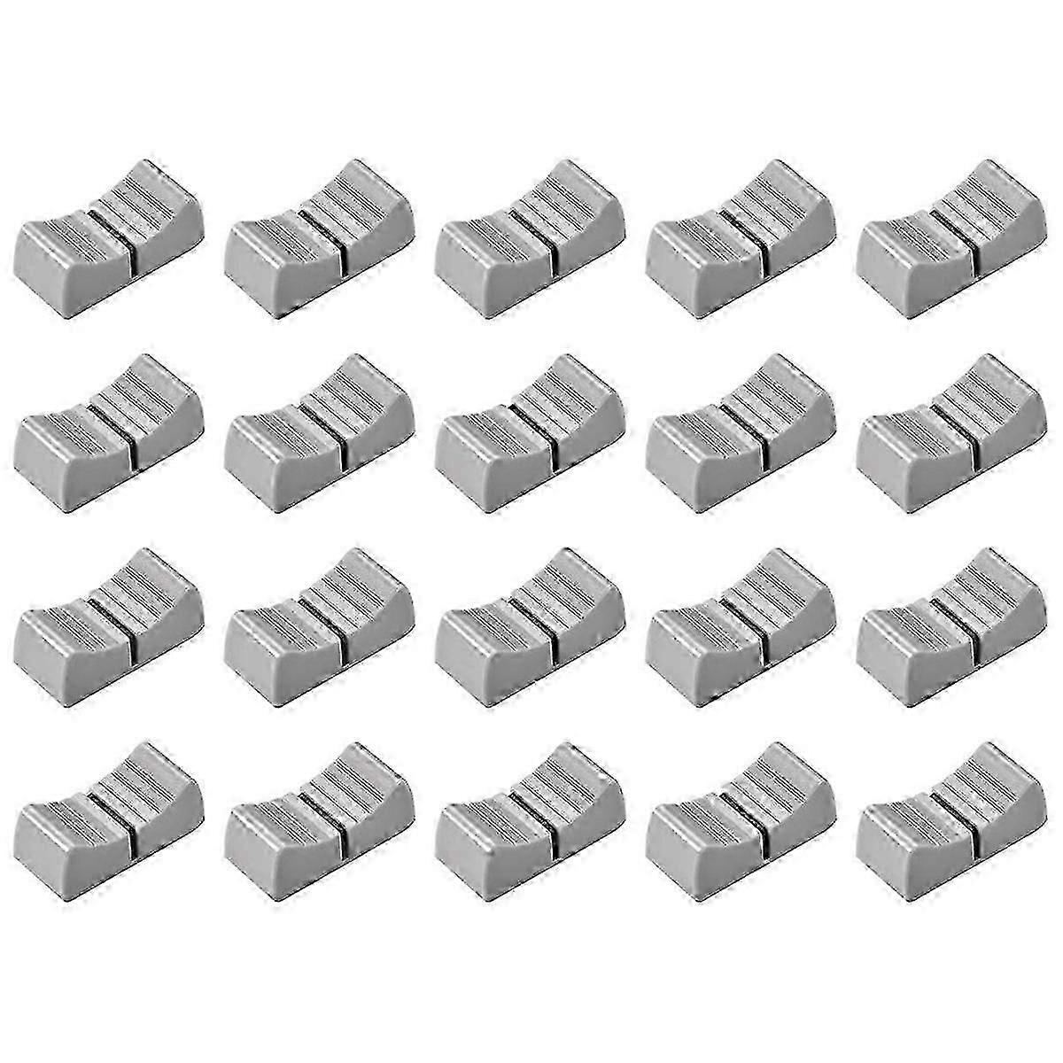 console mixer slider fader knobs replacement 20pcs 24mmx11mmx10mm