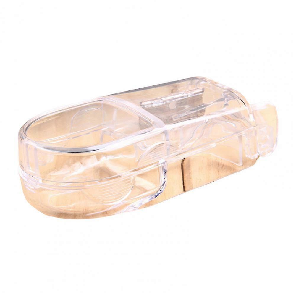 Tablet Organizer Compact Pill Cutter with Sharp Blade Storage Box Bpa Free Portable Tablet Dispenser for Easy Use Food Grade