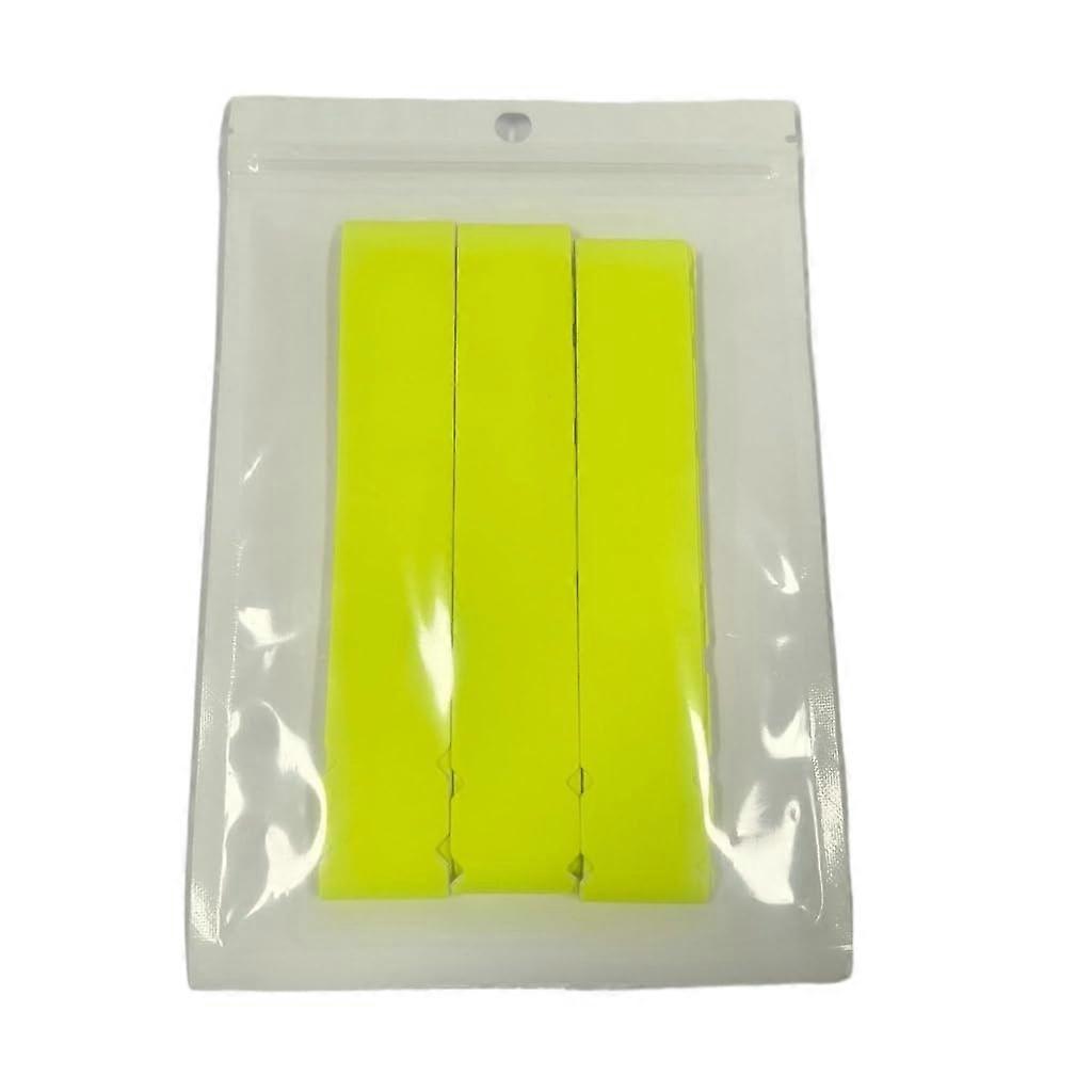 Pickleball Paddle Edge Guard Tape 76x2.3cm Fluorescent Yellow 3 Pcs Fy23 Edge Protectors