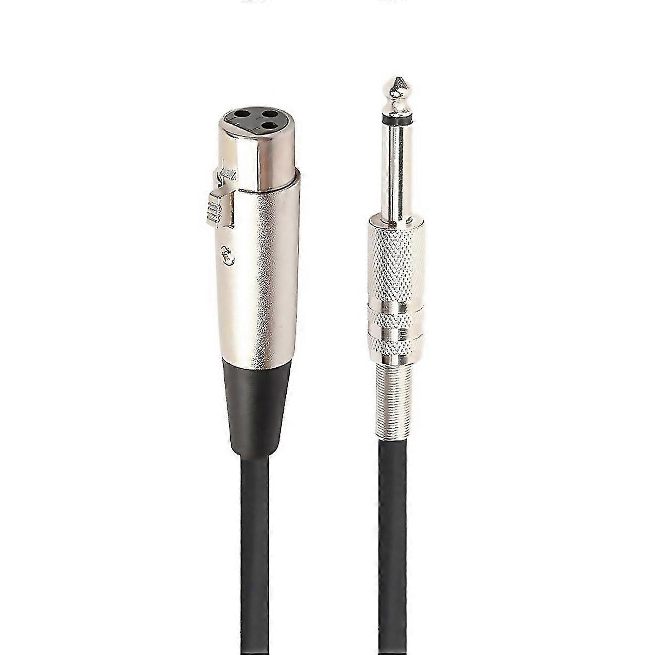 Câble micro blindé XLR 3 broches femelle 76 m vers microphone mono 635 mm 14 pouces
