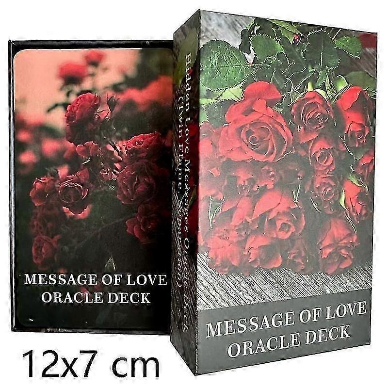 12x7 cm Message Of Love Oracle Card Games No Manual_c*