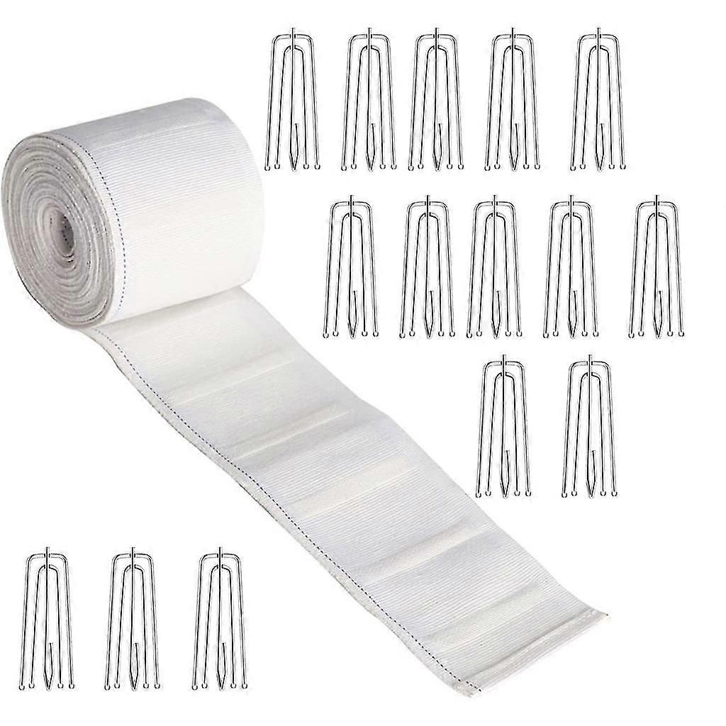 Curtain Pleater Tape With Curtain Pleater Hooks School Office Window