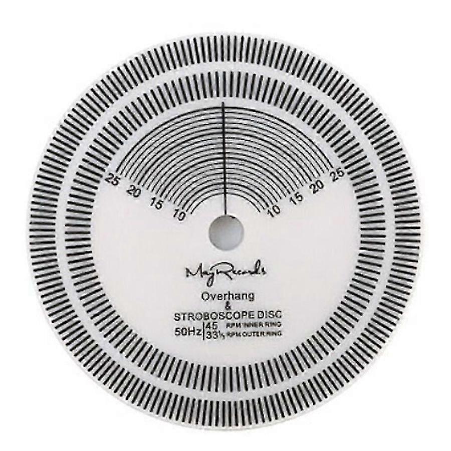 Record Player Strobe Disc for Speed Calibration LP 33 45 RPM