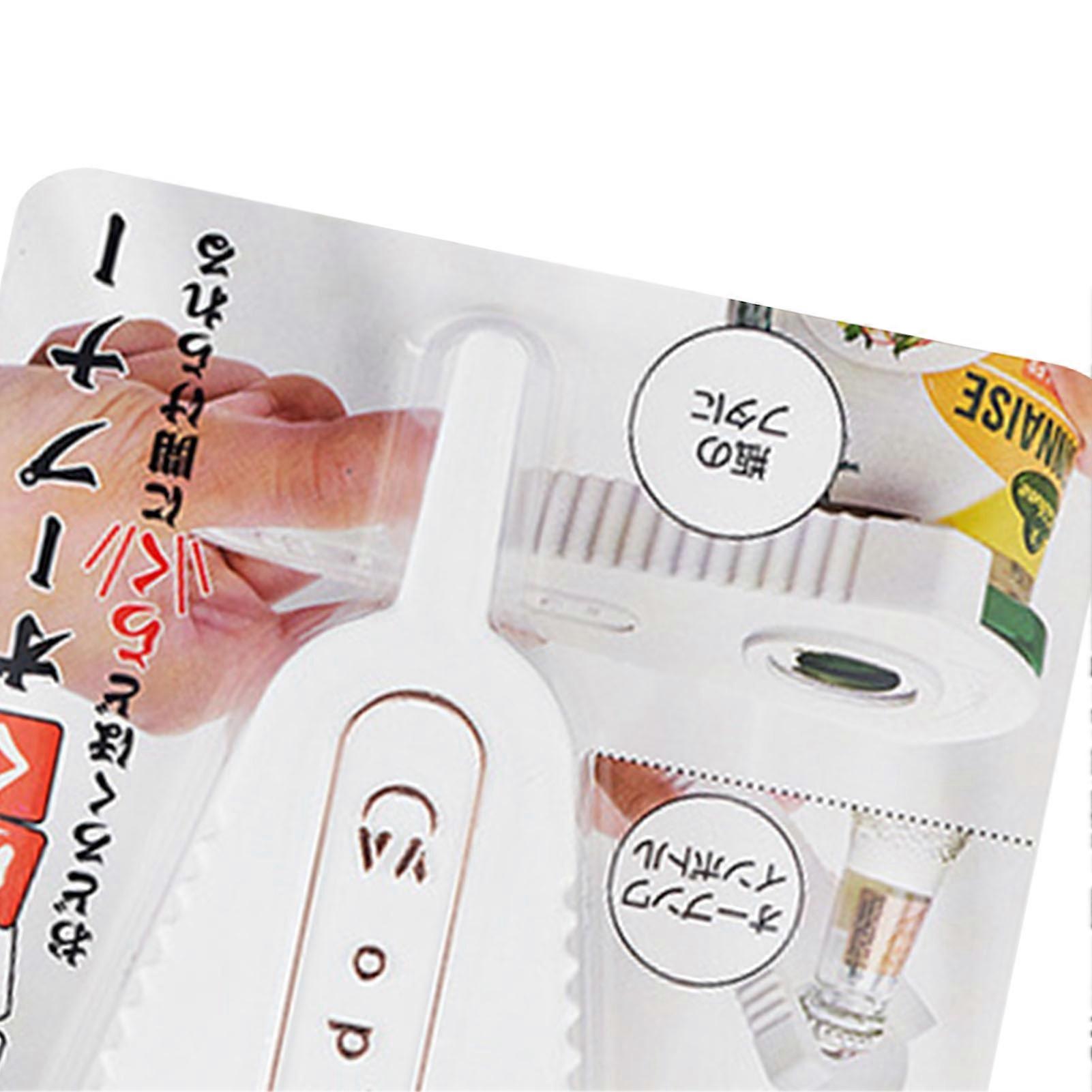 Multifunction Manual Jar Opener V-Shaped Lid Opener White 90g