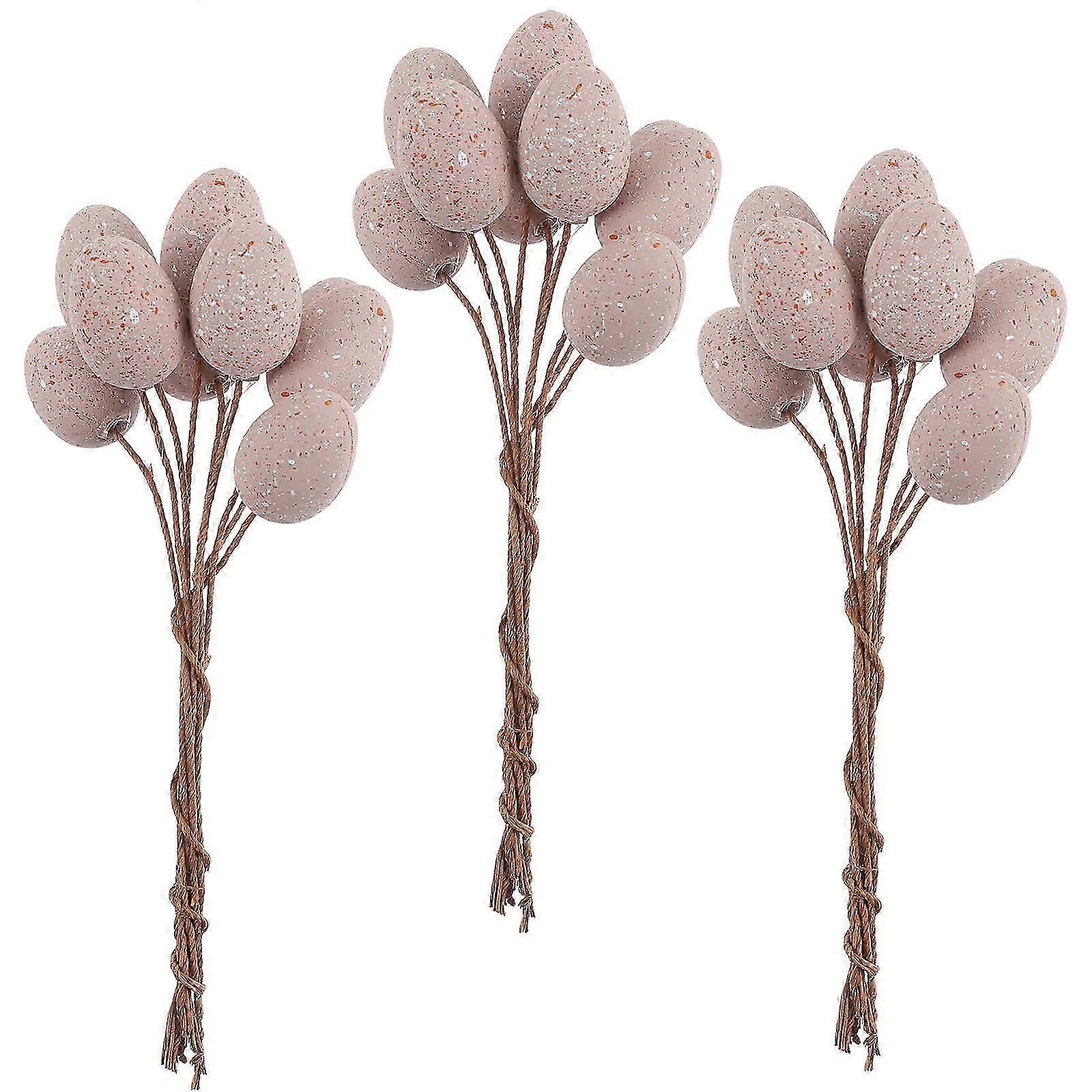 27pcs Easter Spotted Egg Decoration Branch Easter Party Celebration Decoration