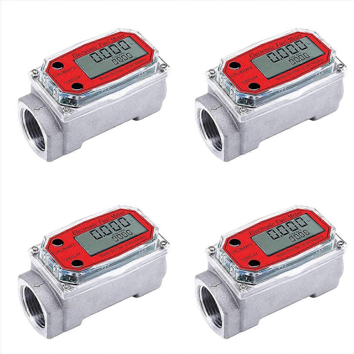 1 Inch Digital Turbine Flowmeter with NPT for Measuring Engine Oil