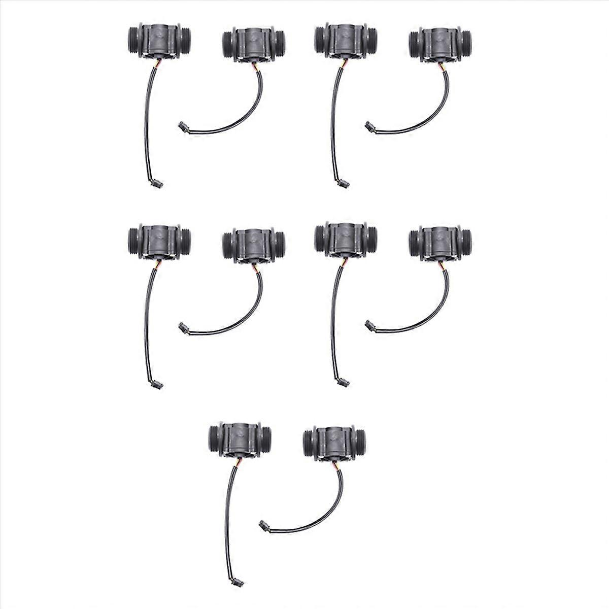 2PCS Water Flow Sensor Fuel Flow Meter Water Meter Sensor 1-60L/Min