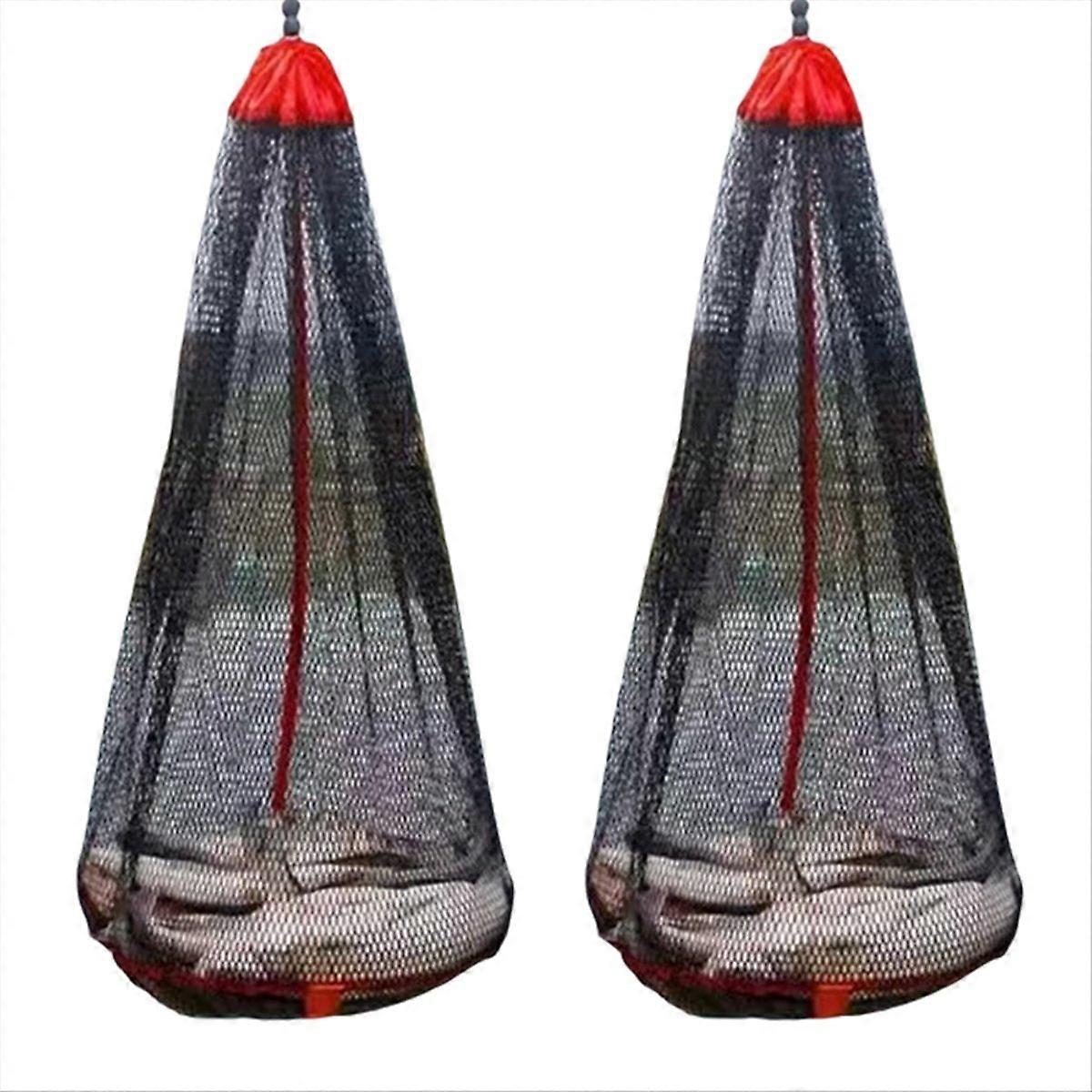 Foldable Fishing Net Bag, Thickened Fish Net, 2.5 Meters Long