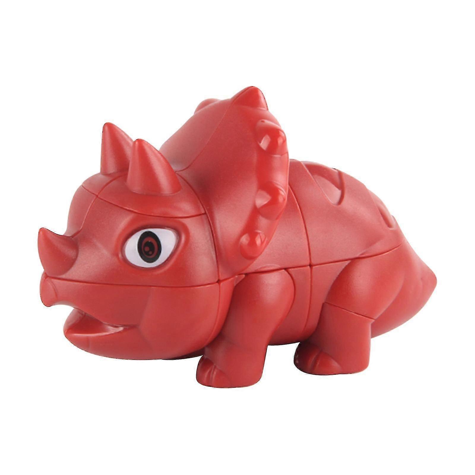 Cartoon Dinosaur Finger Toy Smoothly Rotating Second-order Special-shaped Children's Intellectual Toy