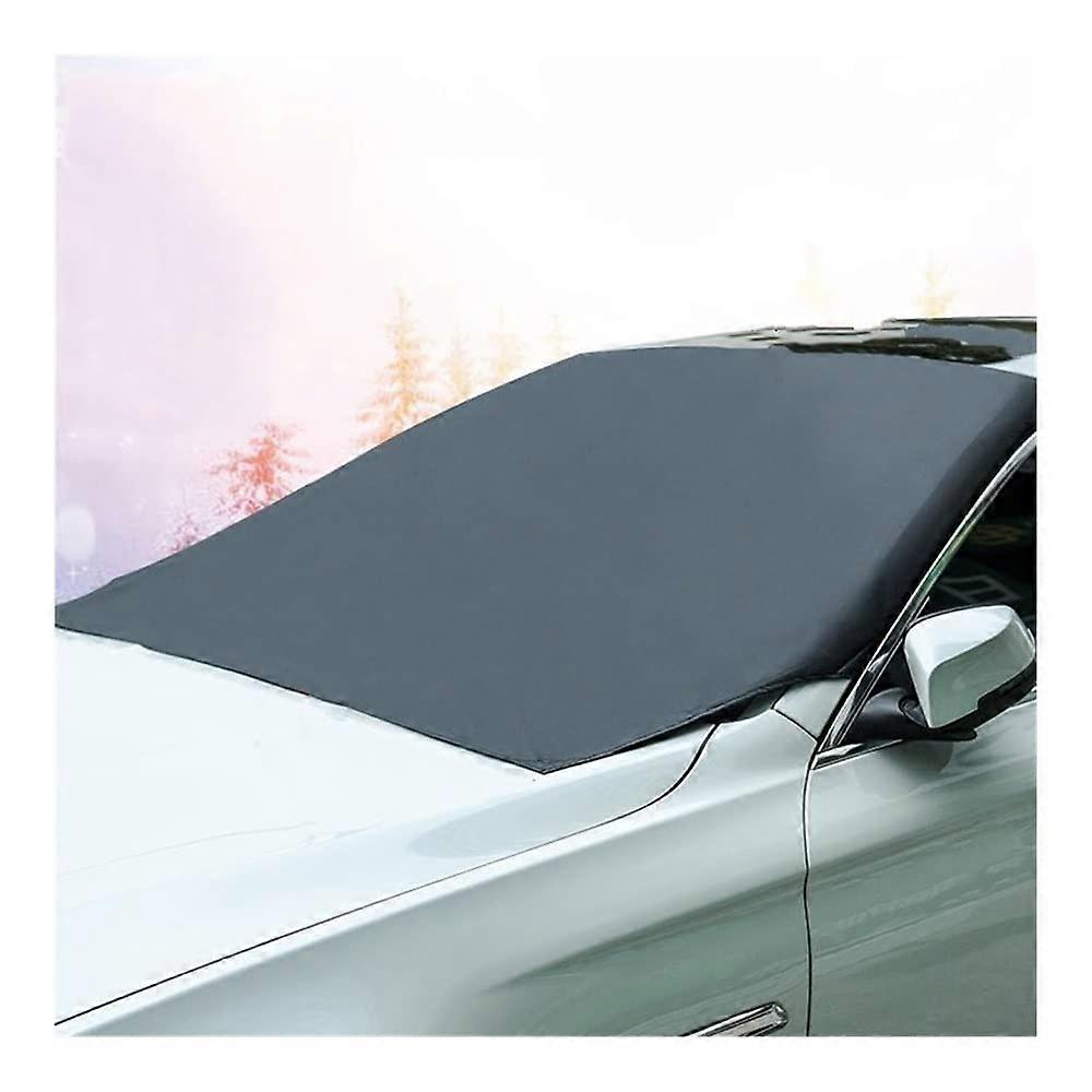 Car Front Windscreen Sunshade with Storage Bag, Universal Windshield Sun Shade