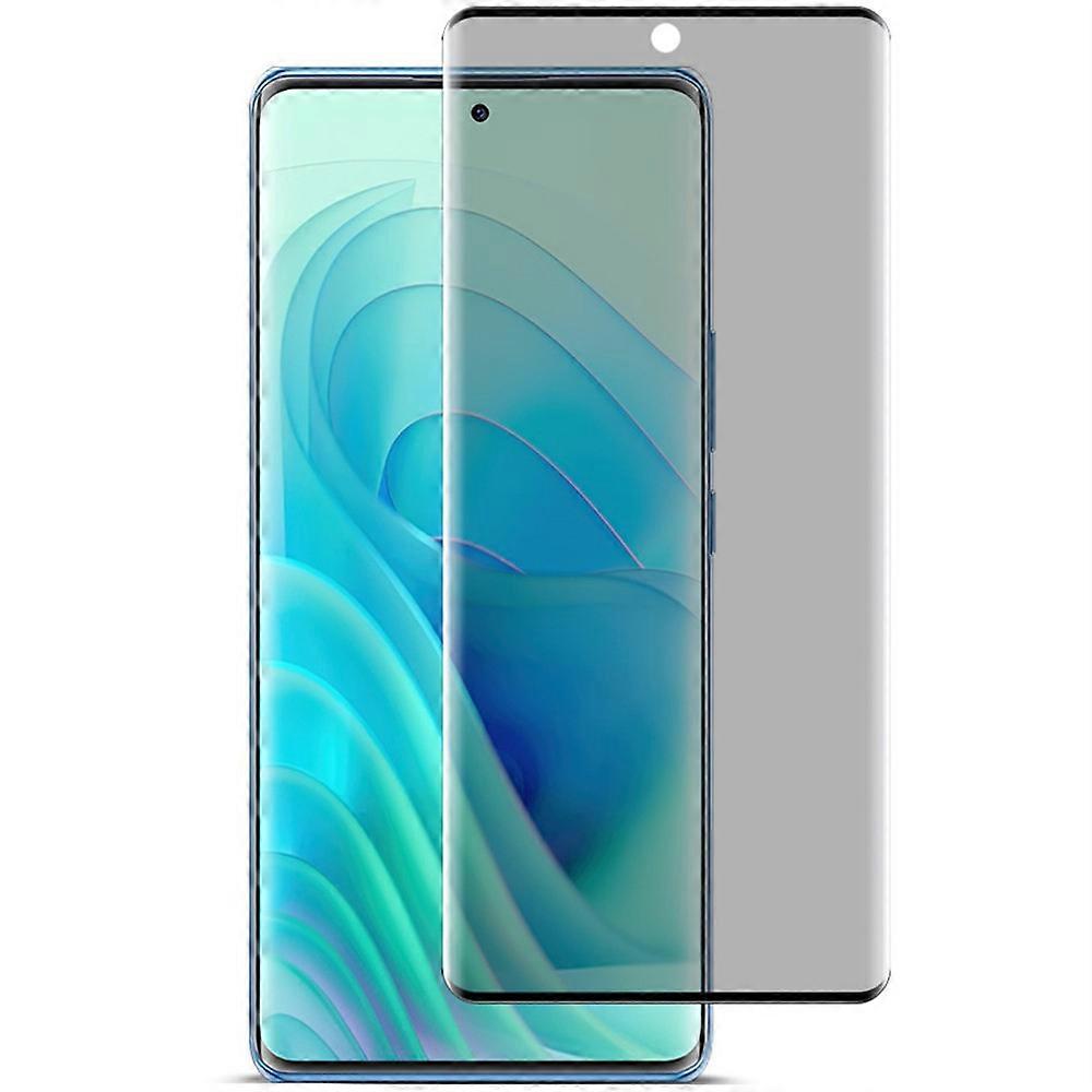 IMAK Compatible For itel S23+ Anti Spy Tempered Glass Side Glue Full Screen Protector (No Edge Version)