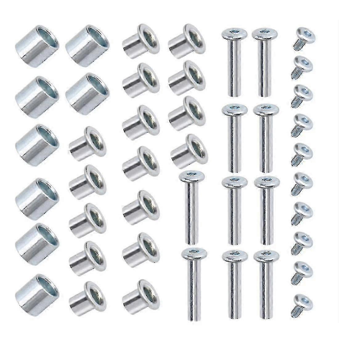 Inline skate replacement parts with axle and spacer screw