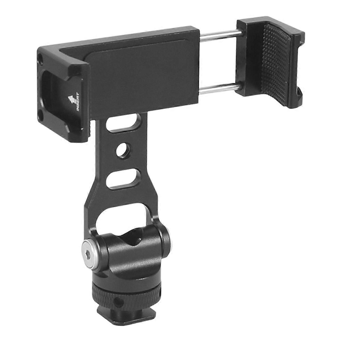 Support de téléphone rotatif à 360°, support vertical pour téléphone, trépied avec griffe pour téléphone, pince pour vidéo Vlog