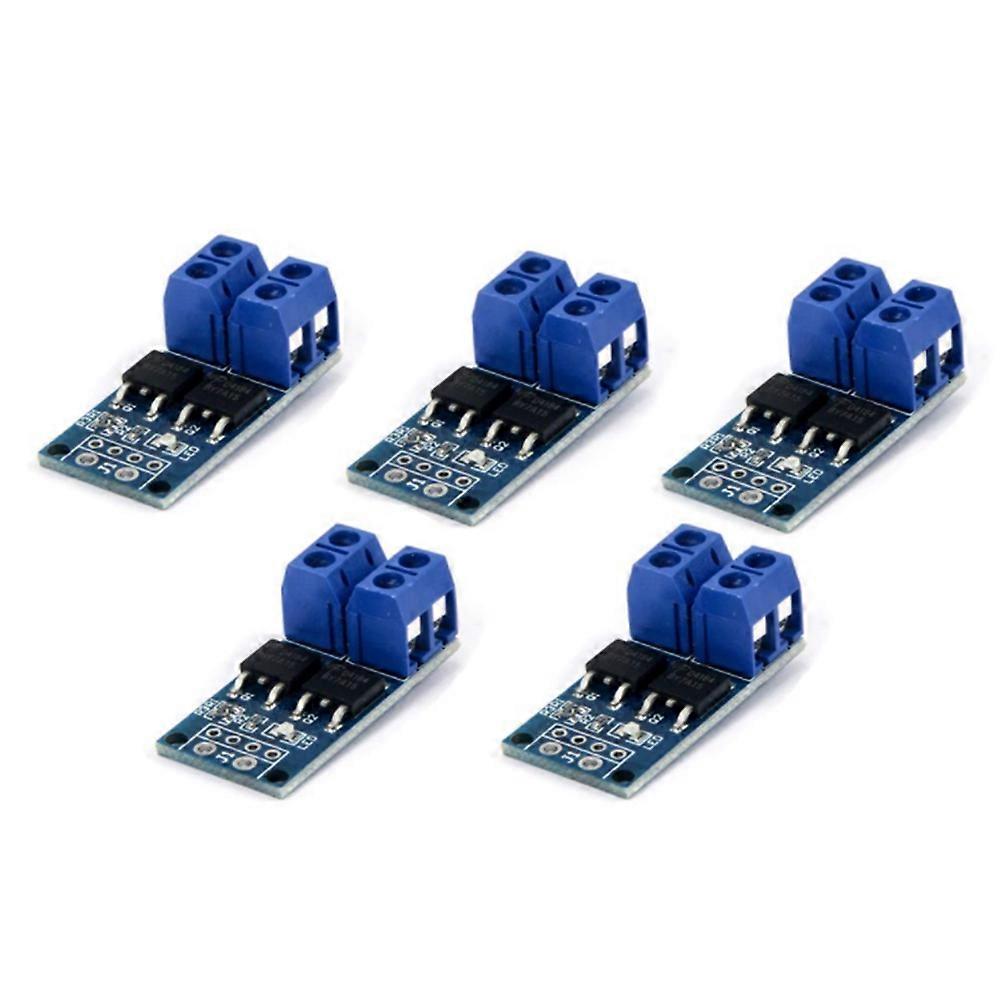 5PCS 15A 400W DC 5V-36V Dual High-Power Dust Collector MOS FET Trigger Switch Drive Module MOS  