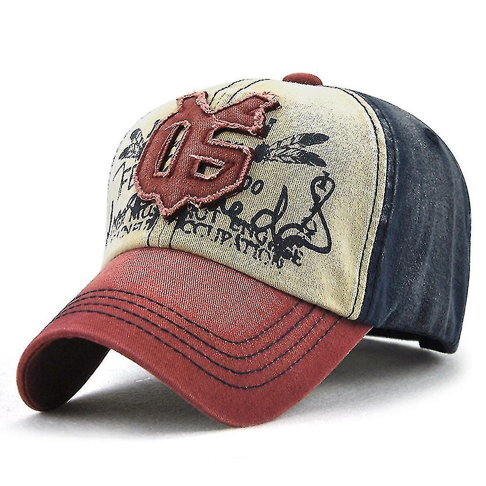 帽子レディース春野球帽対照色屋外サンシェードキャップネイビーブルー