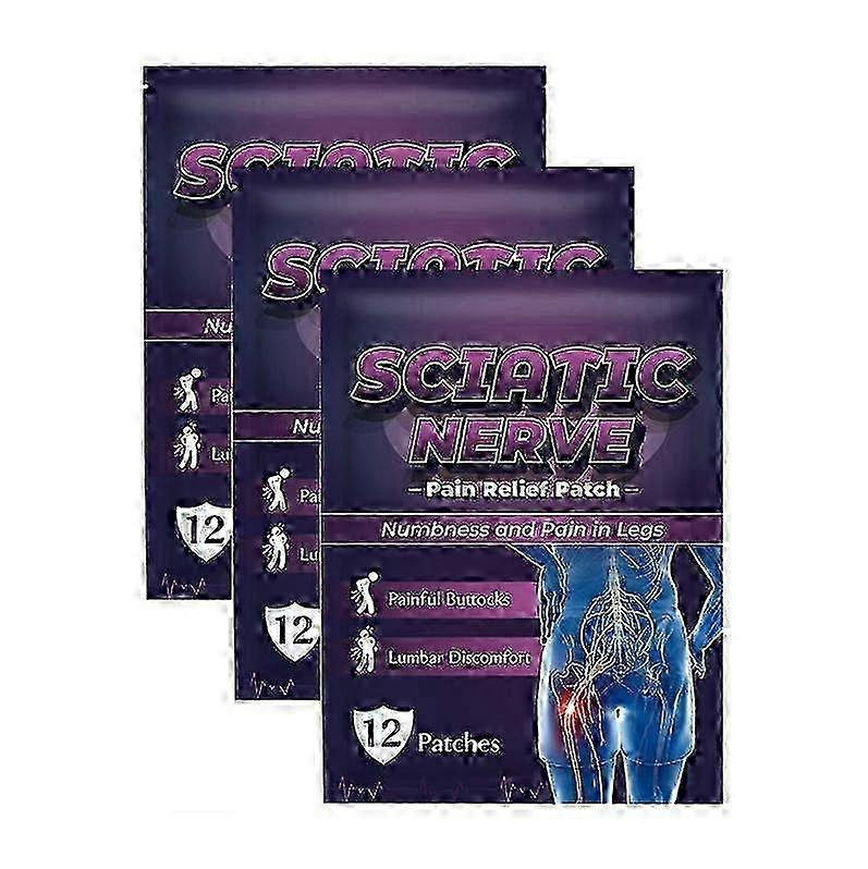 1/2/3PCS Sumifun Sciatic Nerve Acupoint Plaster 12 Plaster 1 Bag For Neck Back Shoulder 12Patches