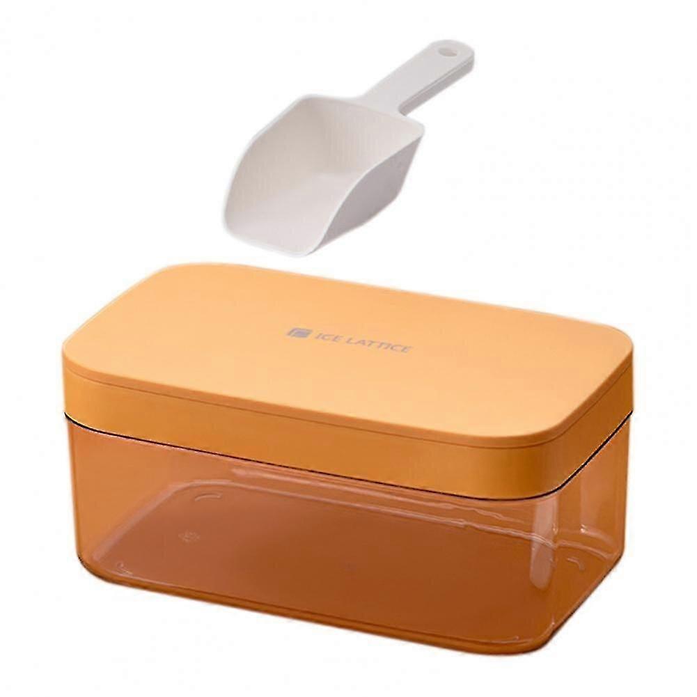 Healthy Lightweight Convenient Ice Cube Maker Mold Storage Box Container For Home* @BUGU