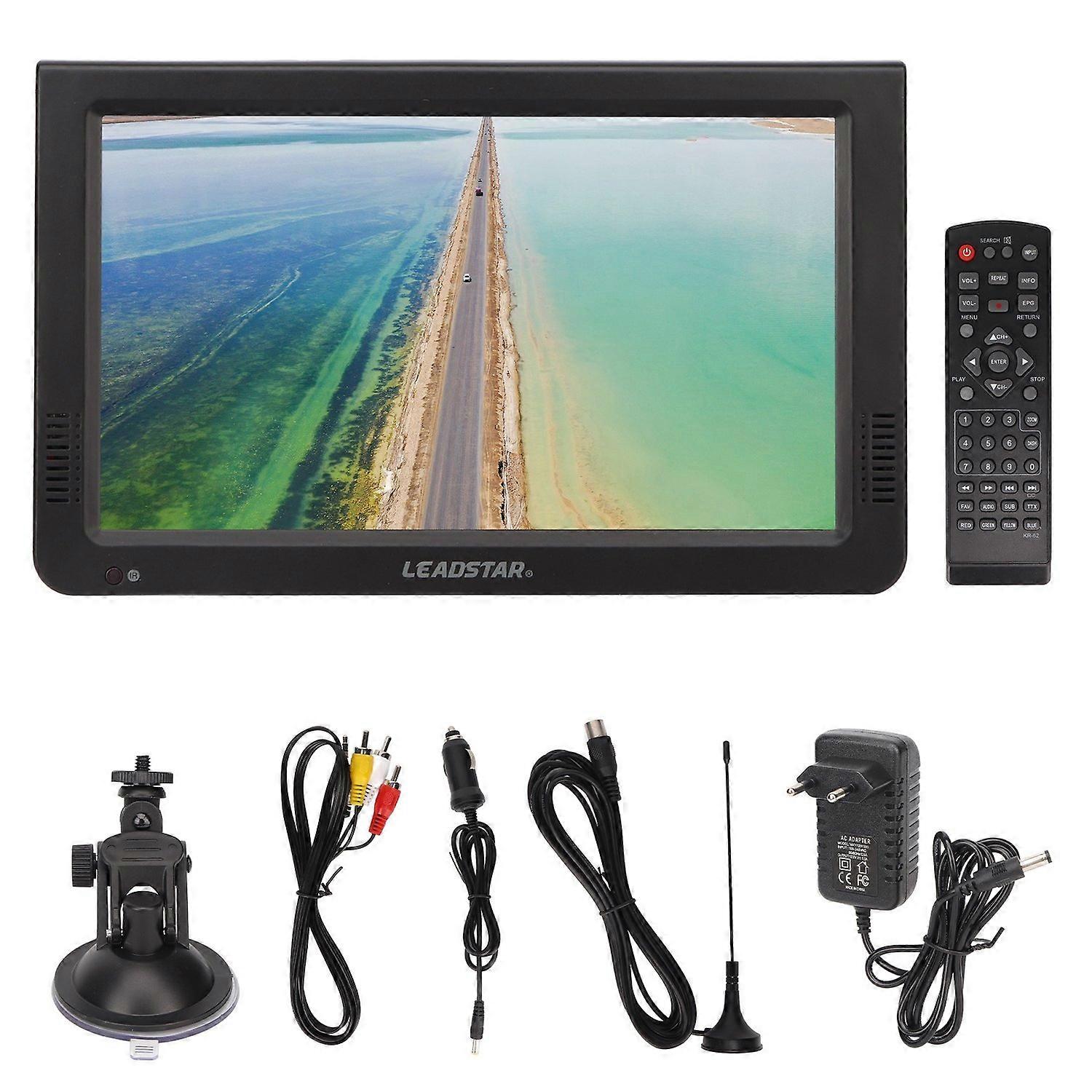 تلفزيون رقمي محمول مقاس 10 بوصات يدعم فيديو بدقة 1080 بكسل، تلفزيون LED صغير للأنشطة الخارجية