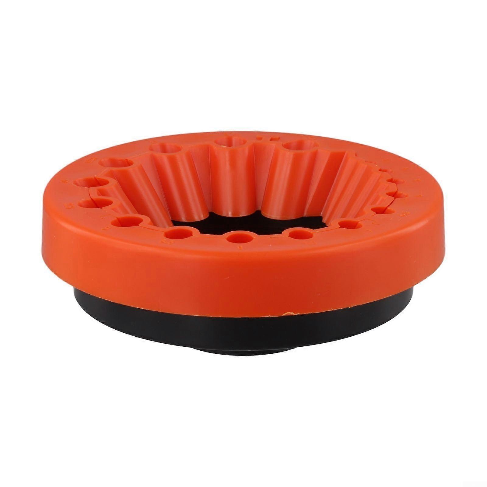 Drill Bit Sharpener Tool Portable Grinding Machine For DIY Steel Bits Handheld Grinder With Stand ABS Orange