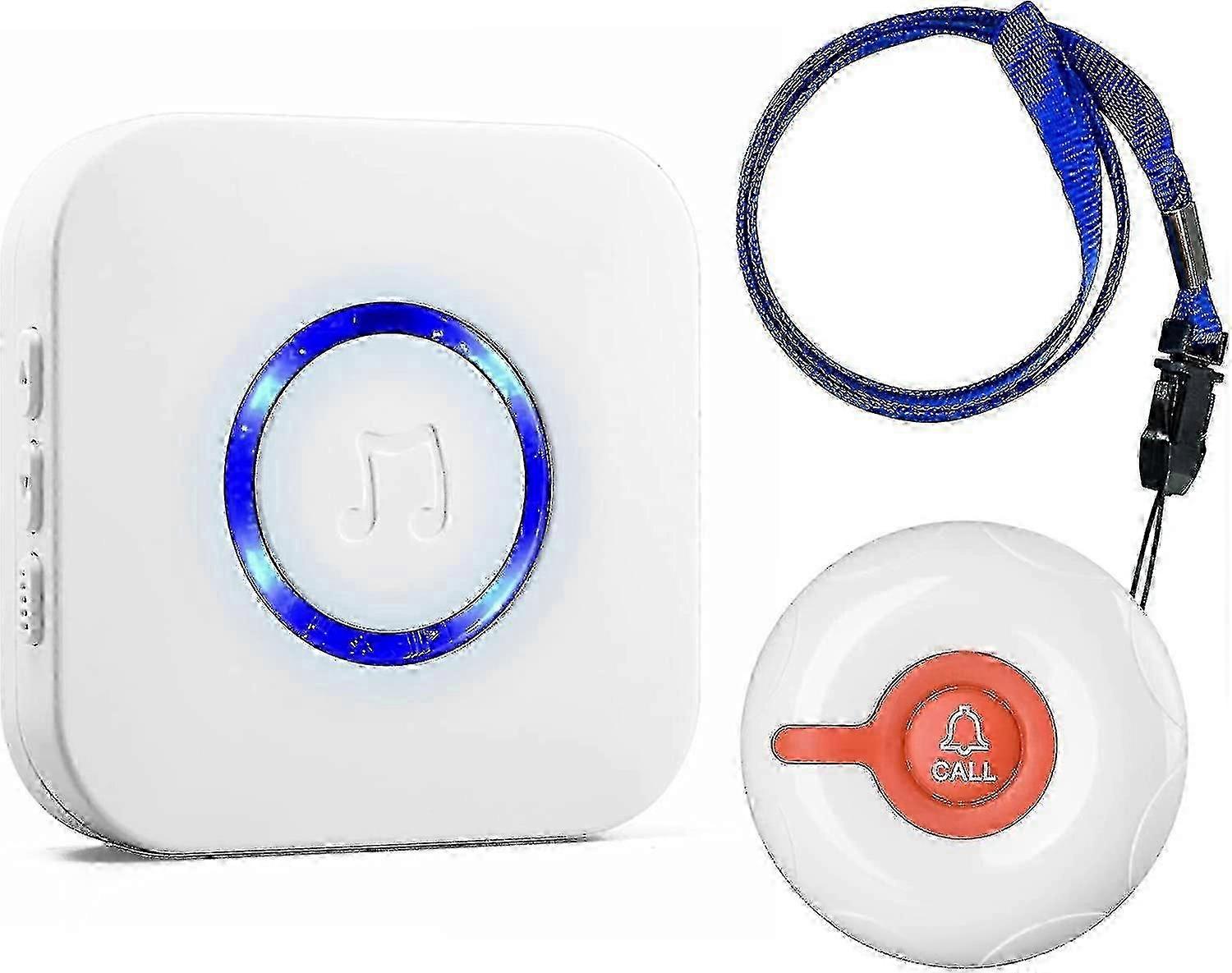 Emergency call button for elderly, wireless pager for senior care Edition 1110