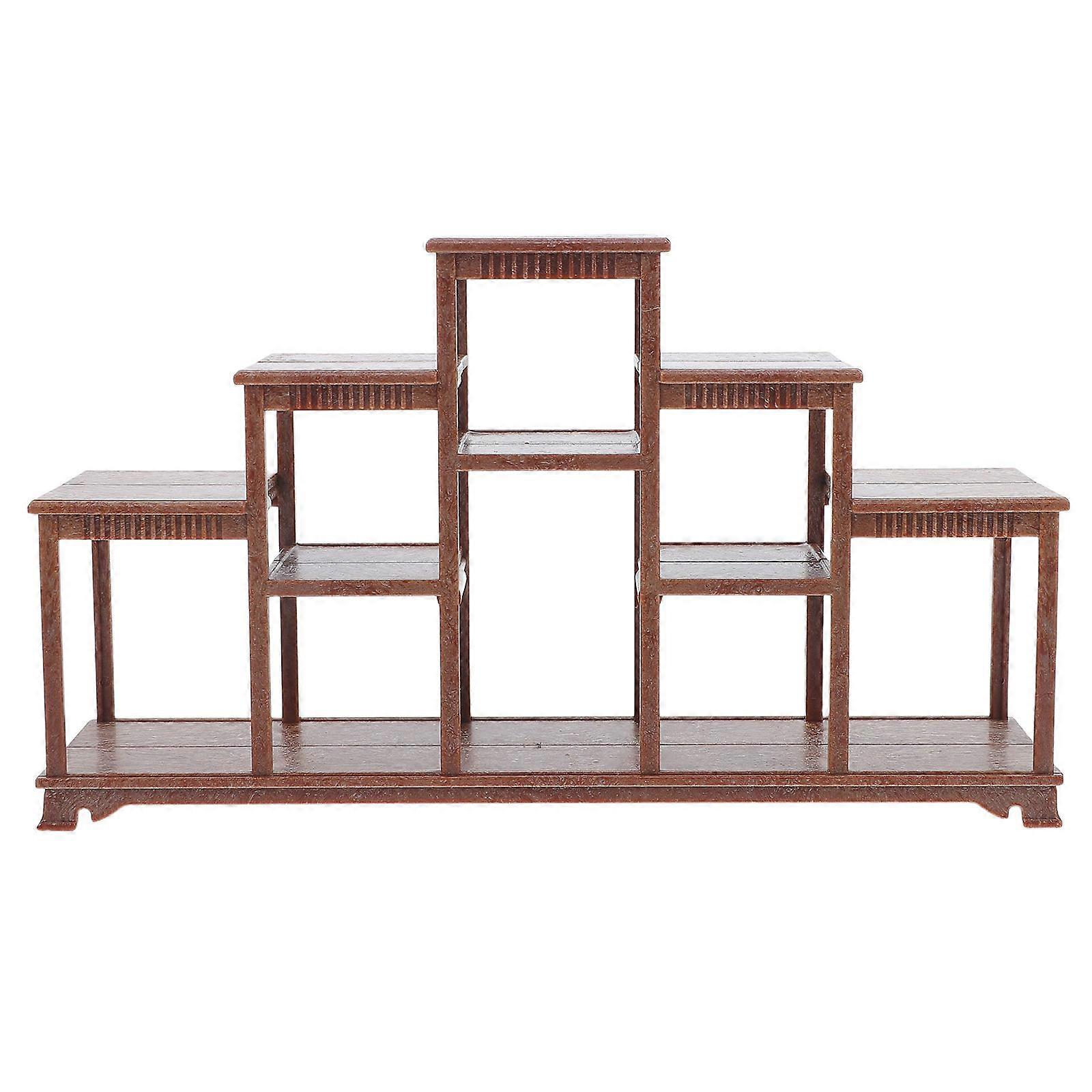 Miniature Shelf Dollhouse Display Shelf for Elegant Mini Furniture Setup