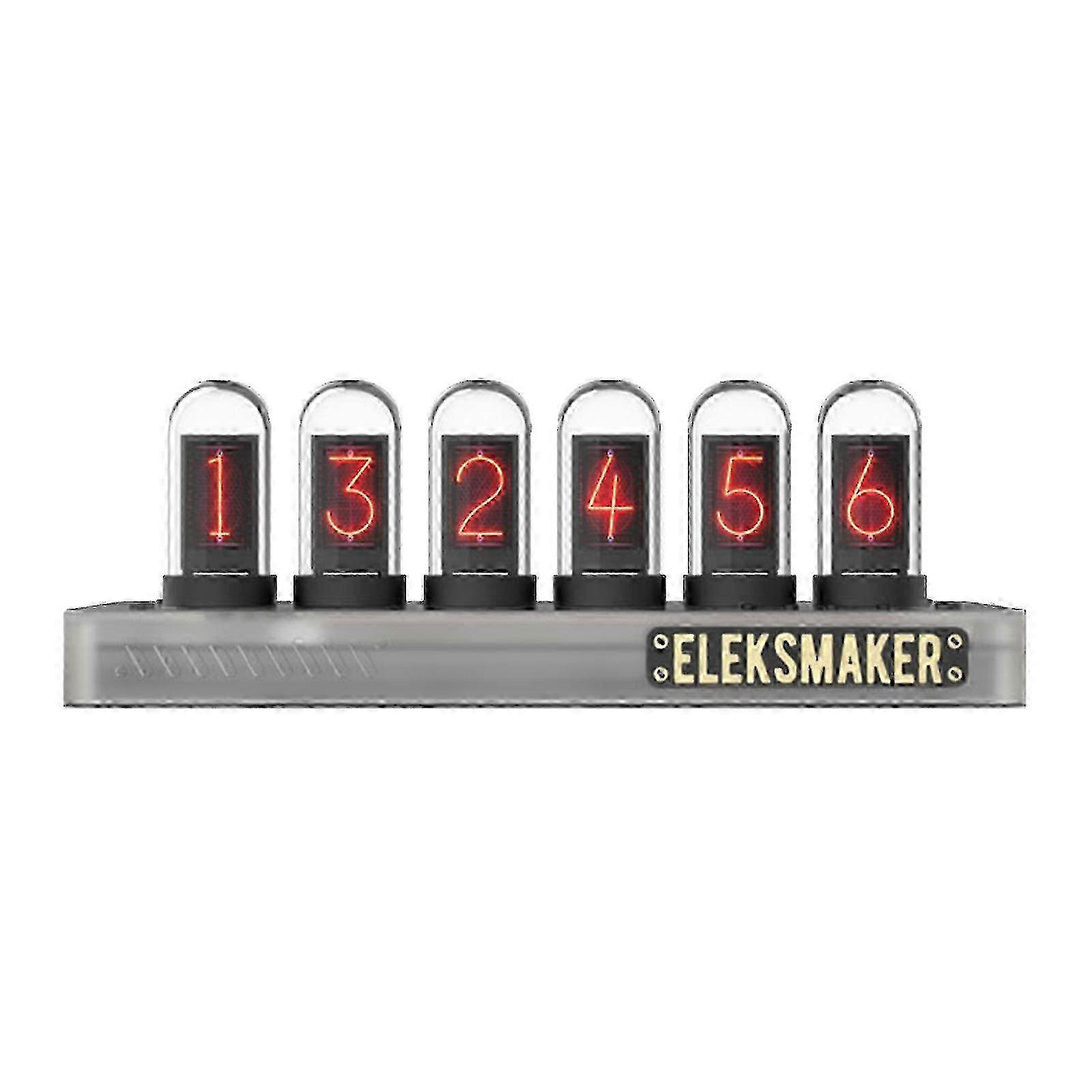 Elekstube IPS PR2 RGB Nixie Tube Clock w/WiFi and Bluetooth for Desktop 2025