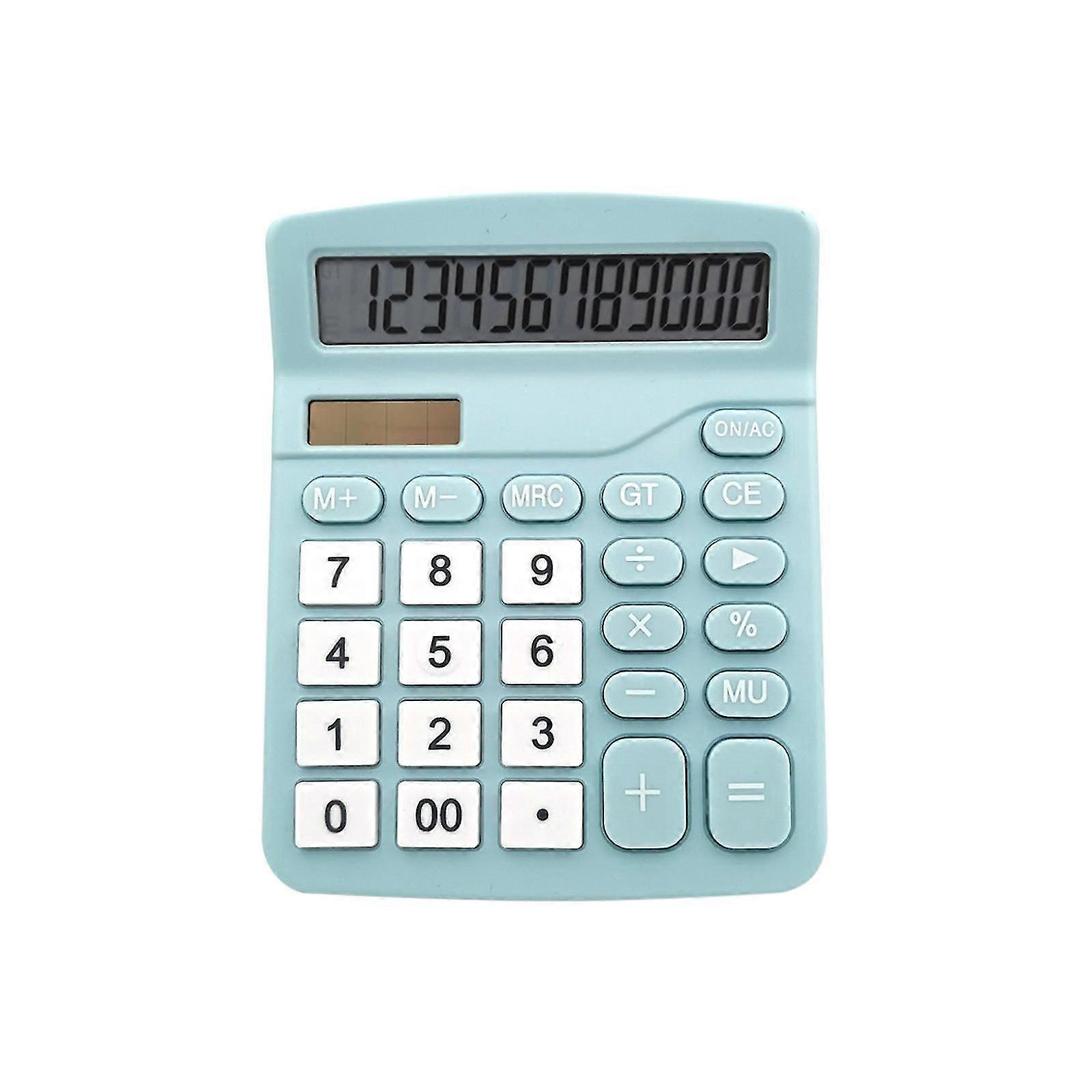 Calculator Dual-power Handheld Desk Calculator With 12 Digit Large Lcd Display For Students Kids