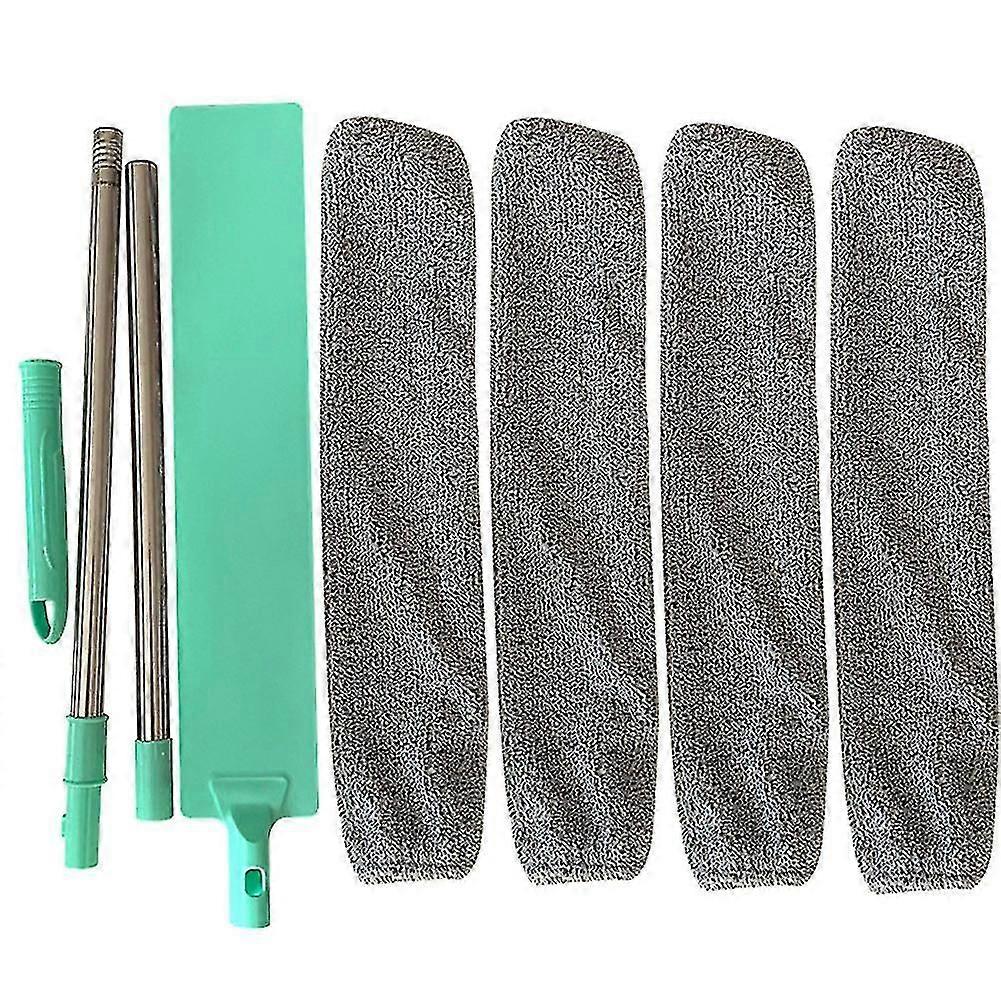 Bedside Dust Brush Long Handle Mop Reusable Microfiber Dust Collector Sweeping Brush