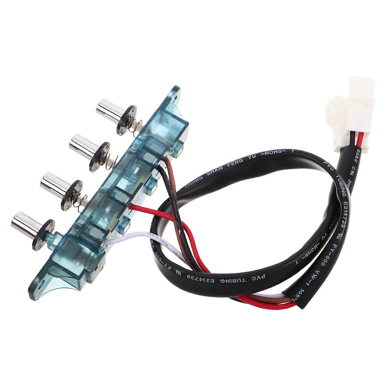 Range Hood Switch Pushbutton Controller for Kitchen Appliances 4 Button Piano Style