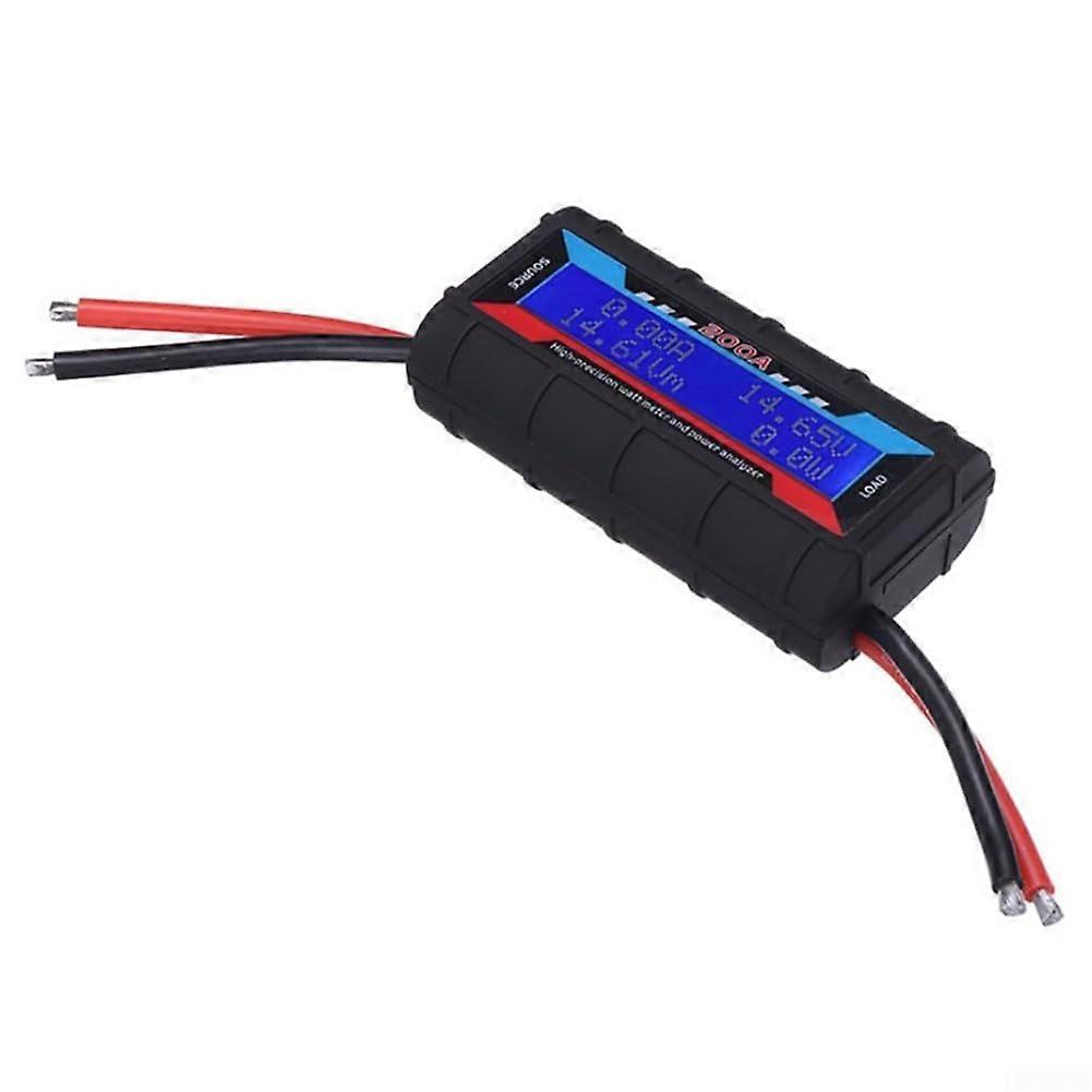 Power Analyzer Meter with Voltage Current Power Monitoring for RC Aircraft, EV, and Solar Systems
