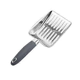 Rabbit Cat Litter Shovel Cat Poops Scooper with Long Handle Pet Cleanning Tool Cat Toilet Durablity Clean Shovel  brass color