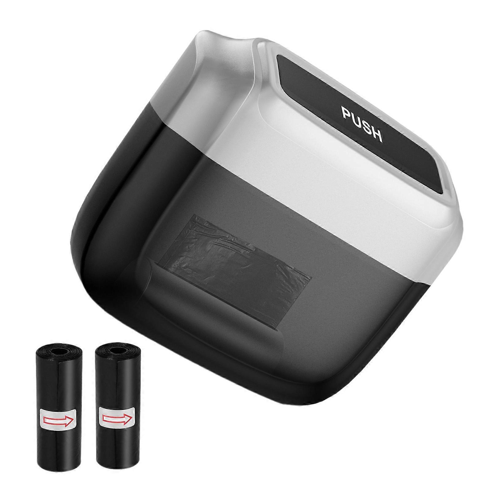 Car Trash Bin Hanging Vehicle Garbage Dust Case Storage Box Pressing Square Trash Can With Lid Auto Interior Supplies Multicolor