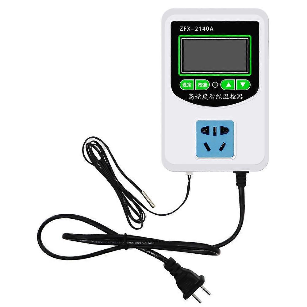 ZFX-2140A High Precision Intelligent Thermostat Microcomputer Thermostat Temperature Controller Switch US Plug