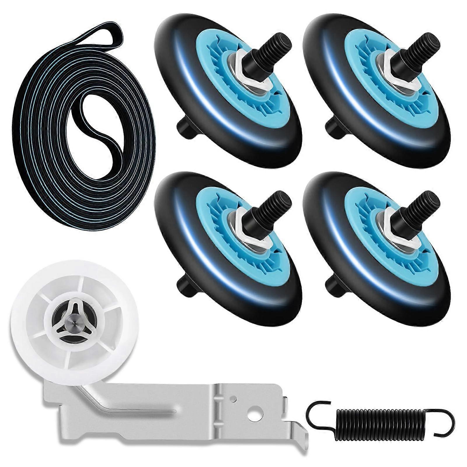 Additional Dryer Replacement Factors Set Includes Drum Casters Idler Wheel Belt Spring And Mounting Hardware Multicolor