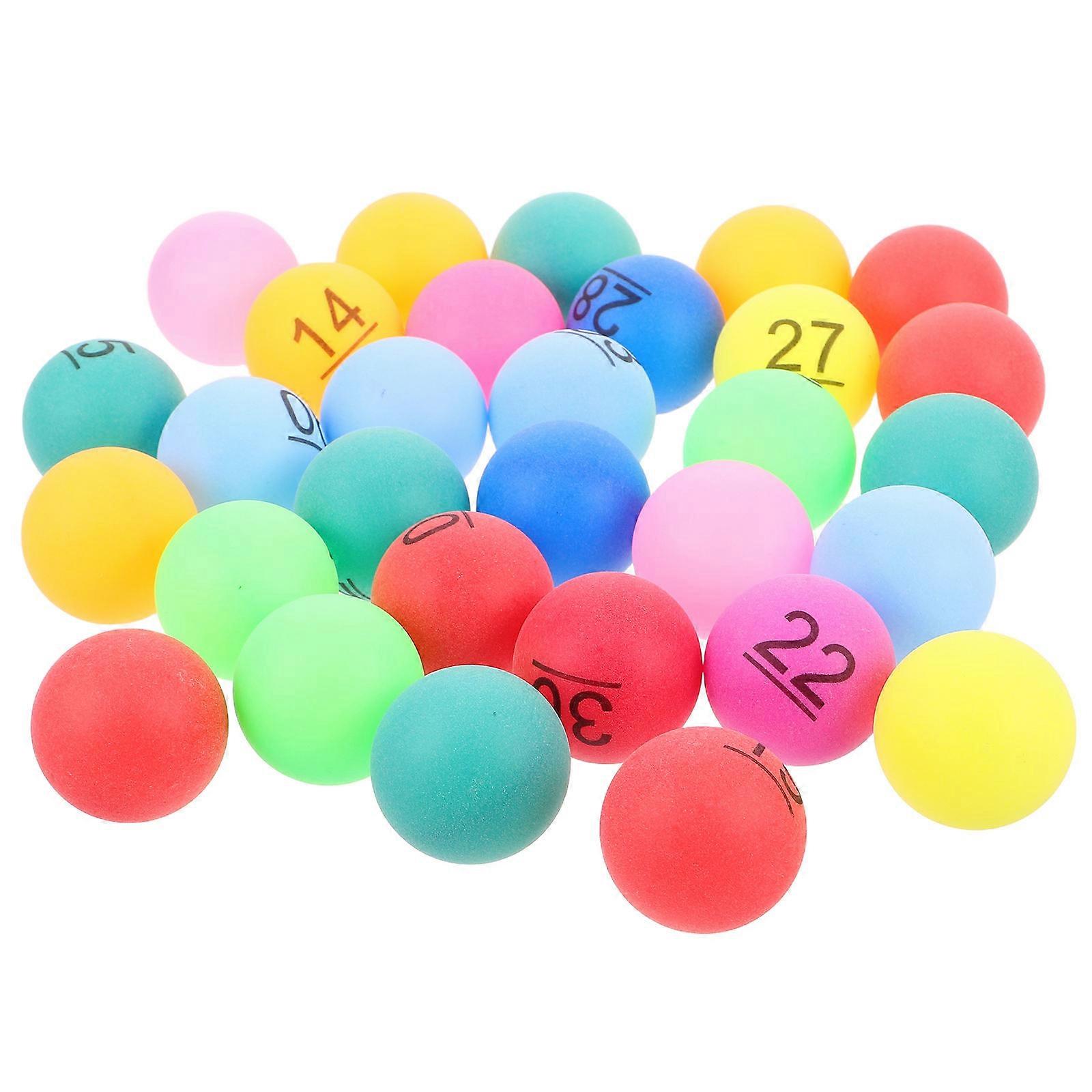 Raffle Prize Balls for Party Decorations with 30Pcs Colorful Balls