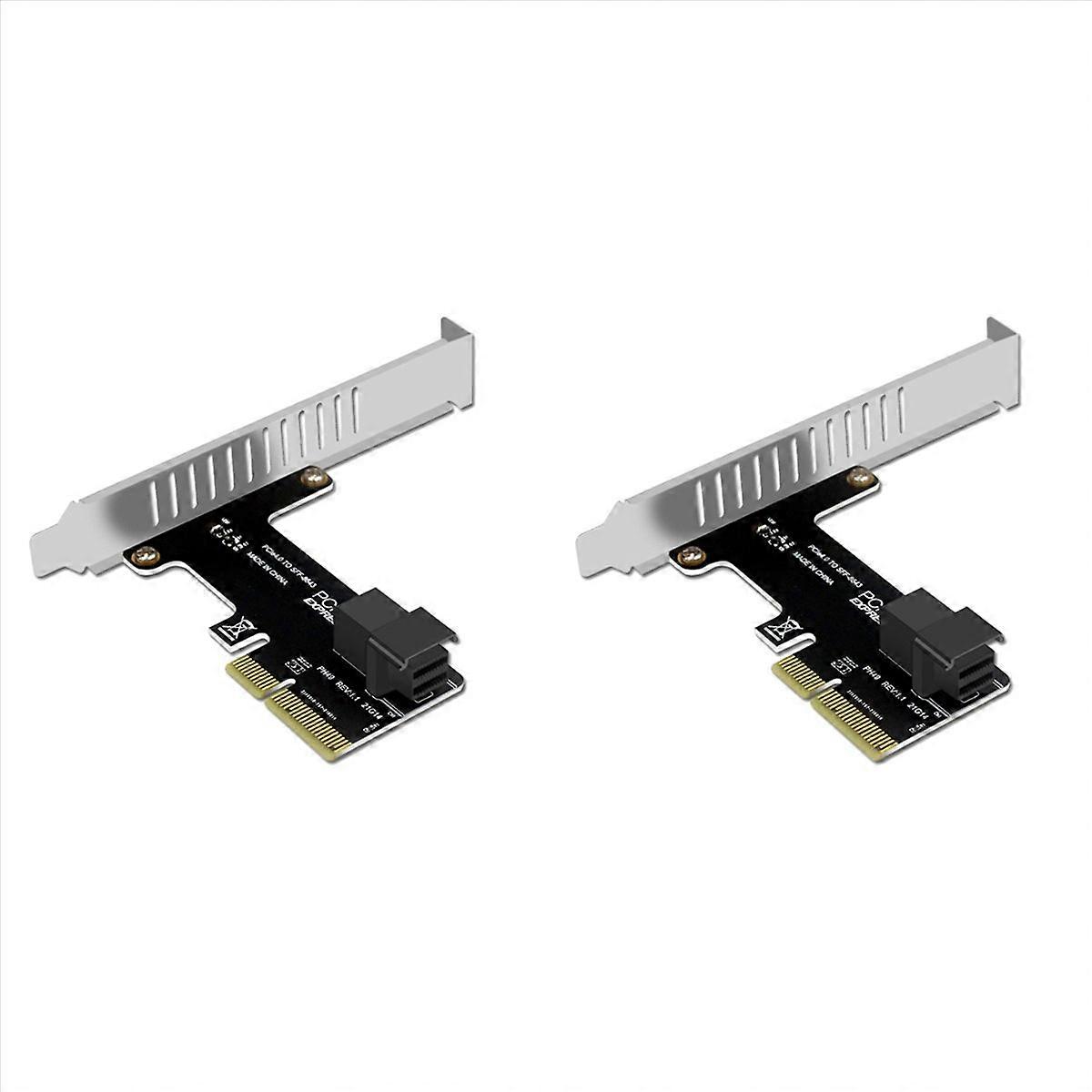 2X Pcie to SFF 8643 4X/8X Adapter Card 2 U.2 Port Card for Nvme SSD Converter Hard Disk Expansion Ca