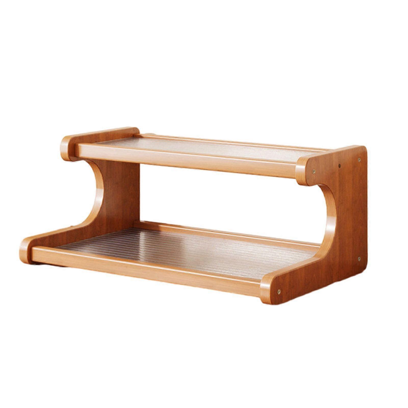 Storage Rack Cup Display Holder Strong Load-bearing Transparent Design Multi-layer Storage Shelf Desktop Organizer