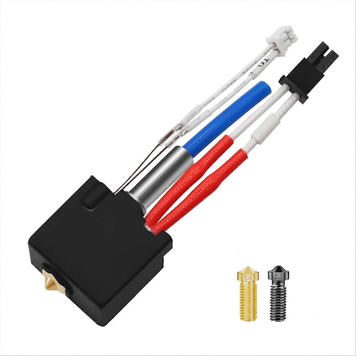 For 2 Hotend V5 J-Head 3D Printer Extruder Part Assembled with Volcano Nozzles for 2 Plus/Max/Pro